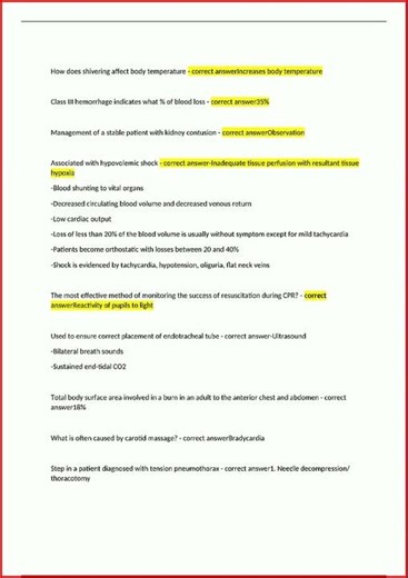 Atls Exam With Questions And Answersupdate video