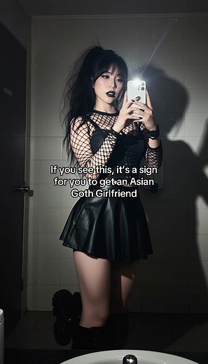 Your favorite Goth Asian girl, If you see this, it’s a sign for you to get an Asian Goth Girlfriend #goth #gothgirl #girlfriend #relationships #gothic
