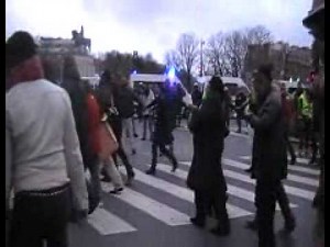 Manif des jeunes à Paris 21 janvier 2012