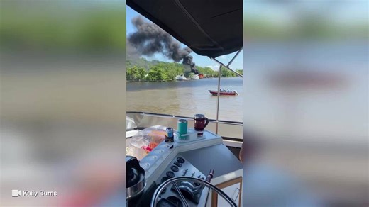 WATCH: Boat explodes in Prescott, Wisconsin