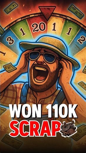 WON 110K SCRAP IN ONE SPIN 🎰| Insane Rust Gambling Jackpot Twitch Moment