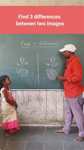 find 3 differences between two images / Innovative thoughts