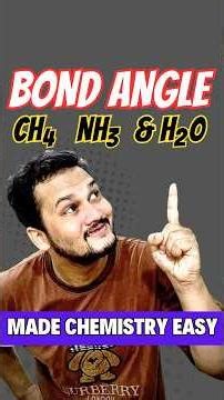 Bond Angle Trick | Chemical Bonding Class 11 | Bond Angle Kaise Nikale in 2 Minutes!