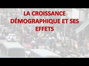 Population growth and its effects