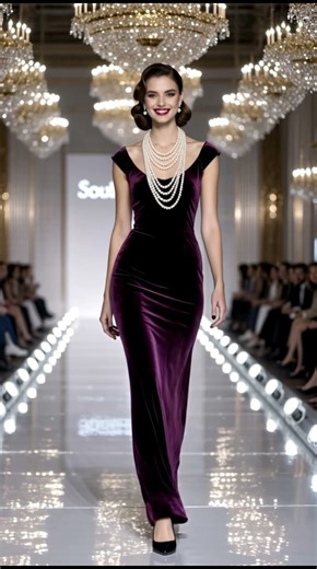 Glamour Dresses on the Runway/Goddess Walk: Royal Gowns & Velvet Dreams ✨#EveningGowns #LuxuryRunway