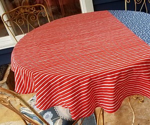 Patriotic Tablecloth for a Round Table