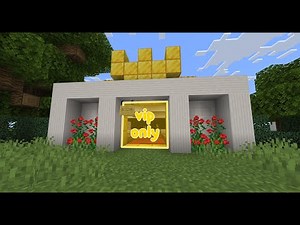How to make VIP rooms in Minecraft