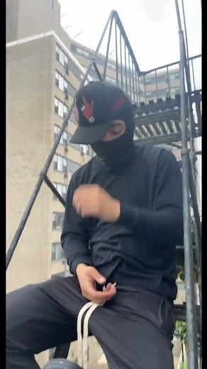 Kay Flock brother JoWvttz seen shooting a music video on a 500 ft rooftop (DANGEROUS)