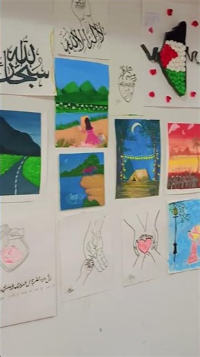 Artist Room🎨 beautiful arbic calligraphy #diy #ytshort #art