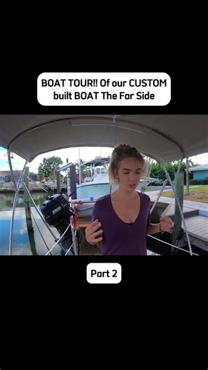 BOAT TOUR!! Of our CUSTOM built BOAT The Far Side #sisterssailing #solosailing #sailingthefarside