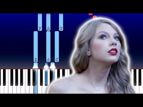 Taylor Swift - All Too Well (10 Minute Version)(Piano Tutorial)