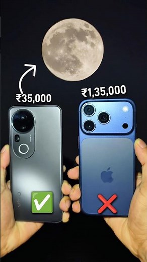 iPhone 17 Pro vs Vivo T4 Ultra Zoom Test Super Moon 😱😱