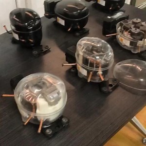 HUAYI HYS45Y R134A 220-240V 50Hz Refrigerator Compressor 1/6HP Hermetic Compressor Refrigeration Spare Parts