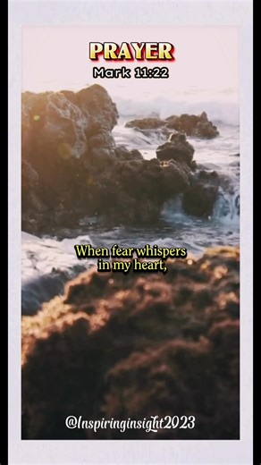 Mark 11:22 — When life gets heavy, remember Who holds it all: Have faith in God | inspiringinsight2023 | Facebook