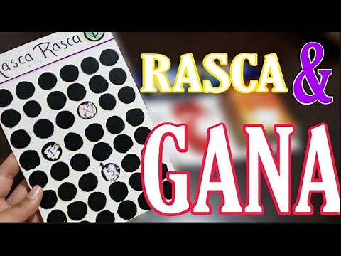 COMO HACER UN RASCA Y GANA CASERO | Super fácil de hacer