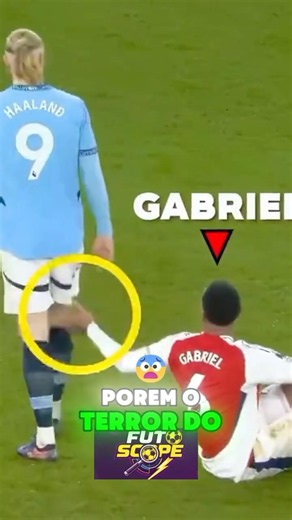 Gabriel shuts down Haaland ONCE AGAIN #shorts