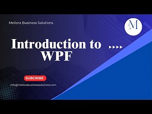INTRODUCTION TO WPF