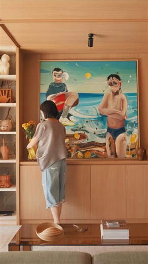 Design Anthology on Instagram: "Film / Designed by Tailored Architects (@tailored.architects), this home in Singapore is shaped by the lives of a young family and their shared love for art. Rooted in an evolving idea of tropical brutalism, terracotta hues, warm woods and forest greens shape spaces that feel open, grounded and personal Watch the film on our website via the link in bio"
