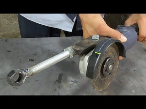 How to Make a DIY Profile Cutter with an Angle Grinder | Home Workshop Tutorial