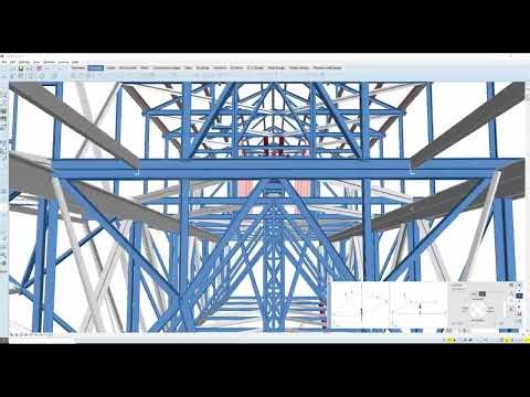 AXISVM X8 Drone view mode - Coal loader