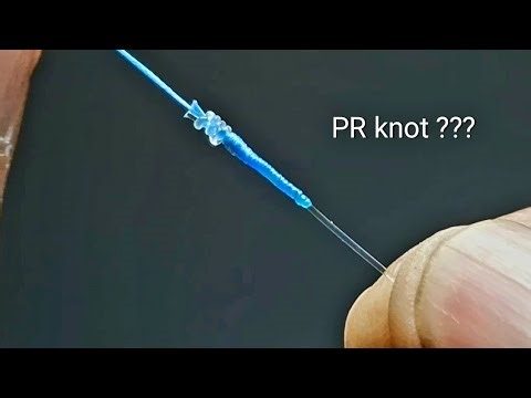PR knot with uni knot locking || braid to leader