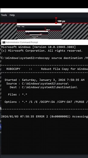 Automate File Backup | Robocopy Script | Windows CMD Tutorial #WindowsBackup #Robocopy #techtech