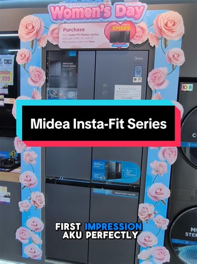 💐 Women’s Day Special with Midea 💐 Aku singgah ke Midea Brand Store – Tuan Hoe Electrical (M) Sdn Bhd, Melaka dan memang impressed dengan Midea INSTA-FIT Master Series Refrigerator 😍 ✨ PST Purification – hilangkan bau & hapuskan bakteria (diiktiraf Malaysia Book of Record dengan 99.999% virus elimination). ✨ IPL Sterilization – basmi bakteria dalam 3 minit. Memang sesuai untuk wanita yang utamakan kebersihan & kesihatan keluarga 💛 🎉 Promo 1–8 March & extended hingga 16 March 2026 Beli mana-