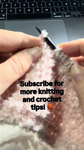 Bouclé yarn - a nightmare? The ONLY way I knit bouclé now #knitting