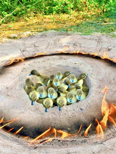 Survival Tricks for Rescuing Ducklings in the Forest