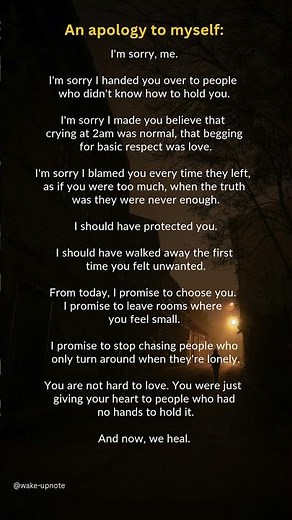 An Apology To Myself 😔 Forgiveness Quotes | English Quotes | usa Shorts | Inspirational Quotes #fyp