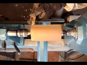 Wood Turning, using the Roughing Gouge on the Wood Lathe, How To video for beginner wood turners
