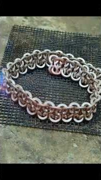 Handmade Silver Bracelet Making #jewelry #skill