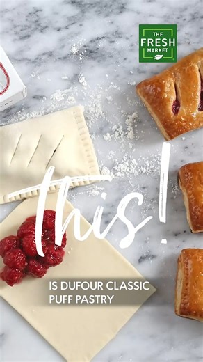 73 reactions | Dufour has been producing award-winning frozen puff pastry dough using the highest quality ingredients for the last 25 years. Achieve the same results as the finest pastry chefs in the world just in time for the holidays!  SHOP NOW: https://bit.ly/48Pk8x1 | The Fresh Market | Facebook