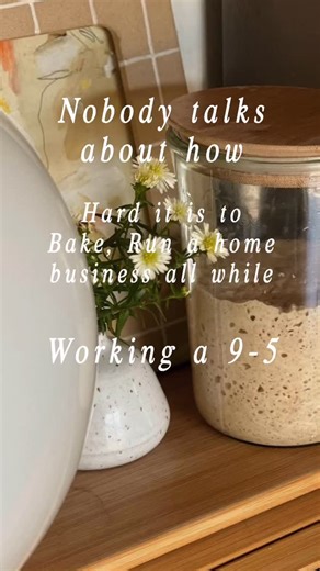 Nobody talks about how hard it is to balance a full-time job and run a home bakery. 🕯️ I work my 9–5 during the week, but Fridays are my baking days — which means Thursday nights are for prep, and sometimes I’m up at 2:45 a.m. just to get everything in the oven before the world wakes up. It takes a lot of time management, a supportive husband, and a whole lot of patience. 🥹 Through it all, and with prayers, Running a cottage bakery while working full time isn’t easy, but it’s proof that with p