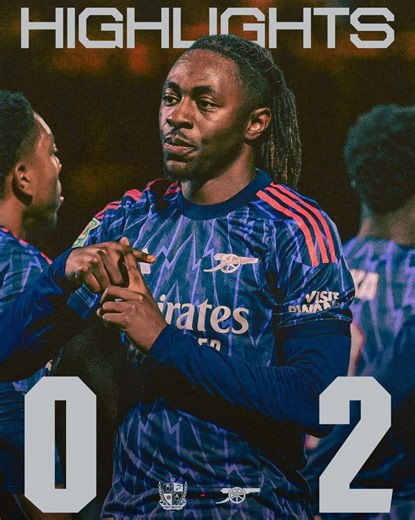 1.8M views · 75K reactions | Through to the next round  Catch the highlights from our 2-0 win over Port Vale  | Arsenal | Facebook