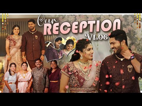 Our Reception Day Vlog💕|Surprise Grand Entry of Bride & Groom|Darshan💖Juhith||