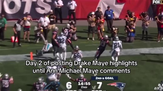 Day 2!! @Ann Michael Maye #annmichaelmaye #drakemaye #patriots #superbowl #nfl
