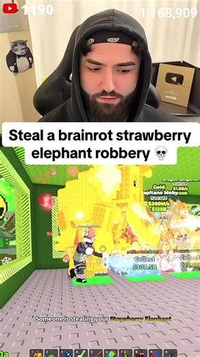 Steal a Brainrot Strawberry Elephant Robbery