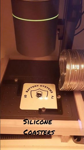 Laser Engraving Silicone Coasters Preview