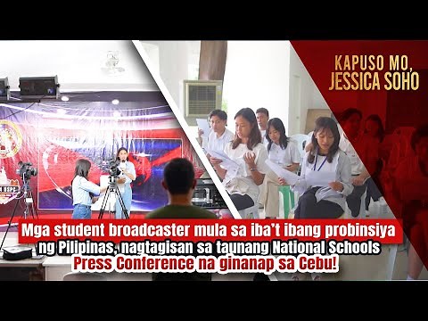 Mga student broadcaster, nagtagisan sa National Schools Press Conference | Kapuso Mo, Jessica Soho