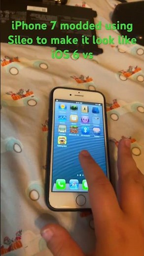 Fake iOS 6 va real iOS 6 iPhone 7 modded theme iOS 6 on iPhone 7 fake iOS 6 iOS 15 looks like iOS 6