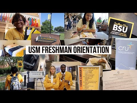 USM Freshman Orientation Vlog| Dorm Tours + Full 2 days of events| Southern Miss Class of '27