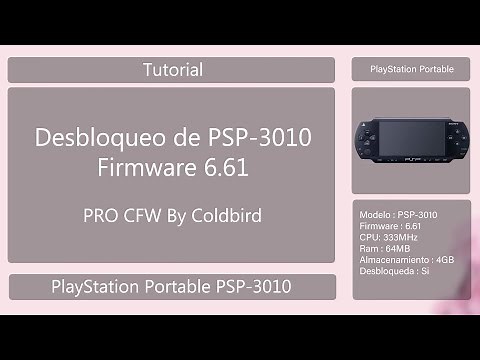 Desbloqueo de PSP Fat y Slim 6.61 - Instalación de CFW Permanente