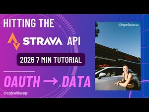 Strava API 2026: Full OAuth to Data Tutorial (Postman Demo)