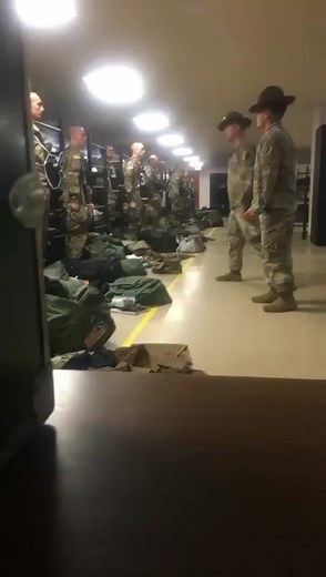 When my Drill SGT got my contraband (protein powder) in my bag lol. First 2 hours of Basic 🤦🏽‍♂️ #army #military #foryou