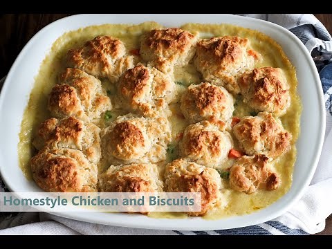 Homestyle Chicken and Biscuits