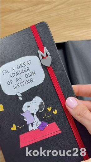 Unboxing Moleskine X Peanuts notebook | Limited edition + personalized