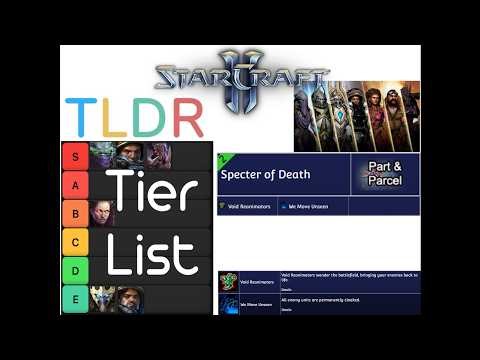 [TLDR Tier List] Specter of Death [Starcraft 2 Co-op Mutation]