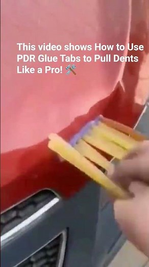 How to Use PDR Glue Tabs to Pull Dents Like a Pro! 🛠️