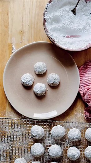 smitten kitchen on Instagram: "RUSSIAN TEA CAKES Also called snowballs, wedding cakes, and polvorónes, these buttery, crumbly, melt-in-your-mouth cookies are impossible to mess up. But a few things make them even more dreamy: Deeply toasting your nuts and adding a little vanilla bean paste (for an unparalleled depth of flavor), and keeping the size small (so we don’t walk around with the indignity of sugar dust all over us at parties). ✩ Russian Tea Cakes on smittenkitchen.com or linked in profi